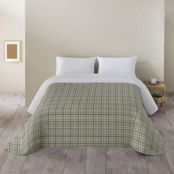 Couette microfibre imprimé carreaux 200 g/m² -