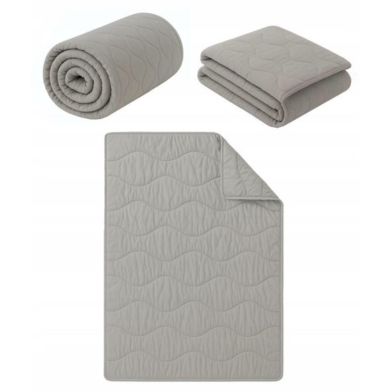 Couette - Toutes saisons - 200 x 220 cm - Medium - Gris - en microfibre et SILICONE