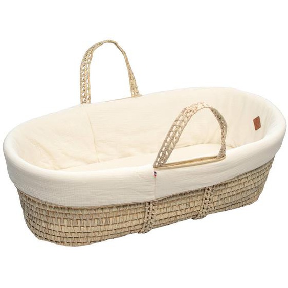 Couffin Bébé Avec Matelas Habillage Et Drap Housse Jeanne Écru