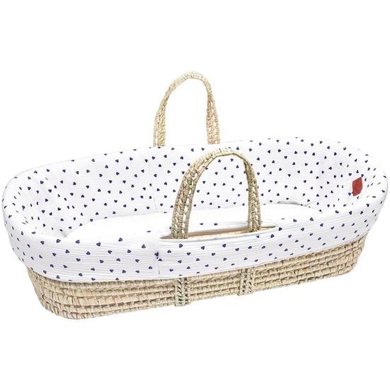 Couffin Bébé Avec Matelas Habillage Et Drap Housse Lovio Bleu