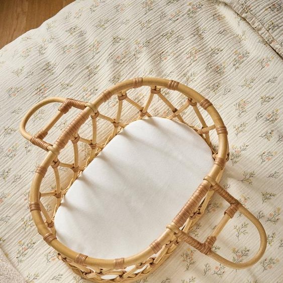 Couffin De Poupée En Rotin Naturel