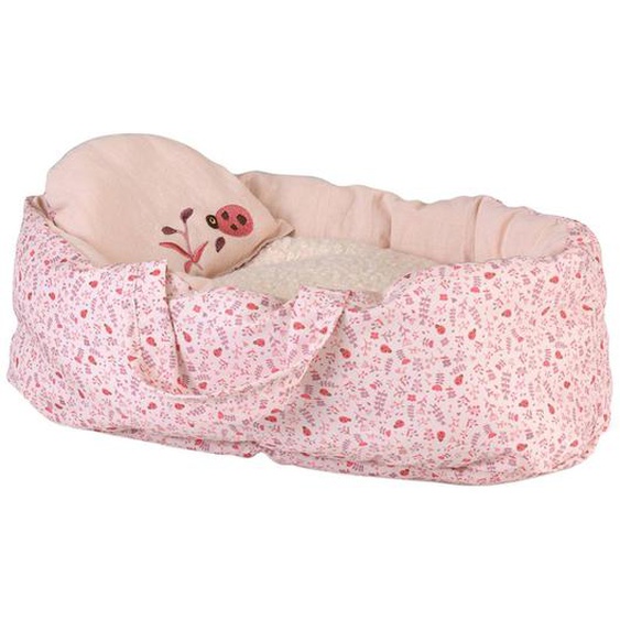 Couffin En Tissu Poupée Coccinelle 40 Cm Rose