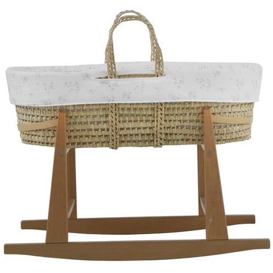 Couffin Matelasse + Support En Bois Ecru/natural