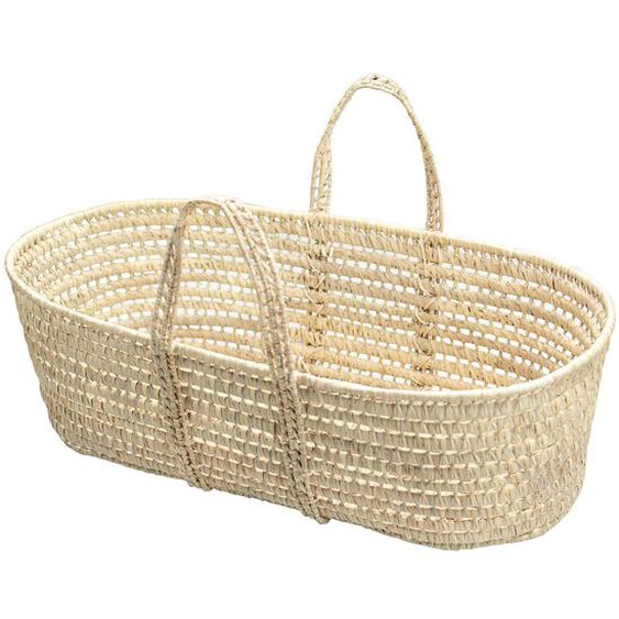 Couffin Panier Moise En Fibres Naturelles Beige