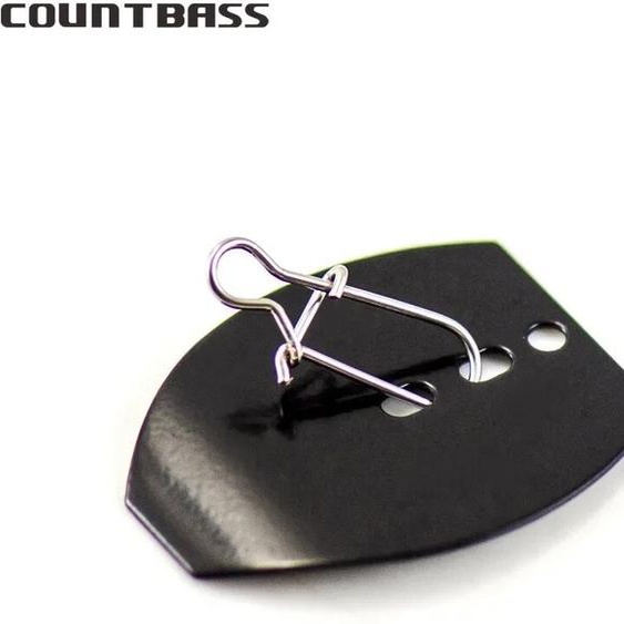 COUNTBASS 20 pièces gabarits de vibrations boutons-pression rigagés, lames de secousse en acier inoxydable danseuse de gabarit de natation personnalisée