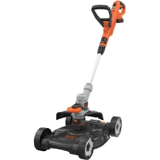 Coupe-bordures sans fil BLACK+DECKER STC1820CM-QW, 18V, 28cm, 3 en 1, Batterie 2Ah + Chargeur