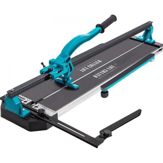 Coupe-carreaux 600 mm - Coupe-carreaux manuel - Coupe-carreaux de précision avec laser infrarouge - Pour carreaux en céramique et porcelaine - Cadre en aluminium