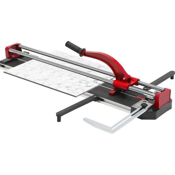 Coupe-carreaux, manuel 80 cm, roue de coupe en alliage de tungstène, positionnement infrarouge, coupe de précision, rouge