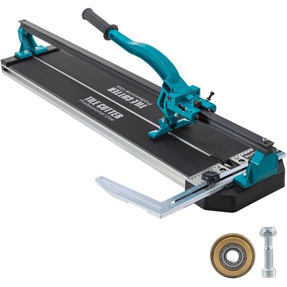 Coupe Carrelage 800mm Coupe Carreaux Manuel Fort avec Positionnement Laser Precis Rail simple - Vevor