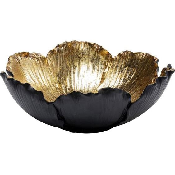 Coupe - fleur dorée et noire 25cm - Kare Design