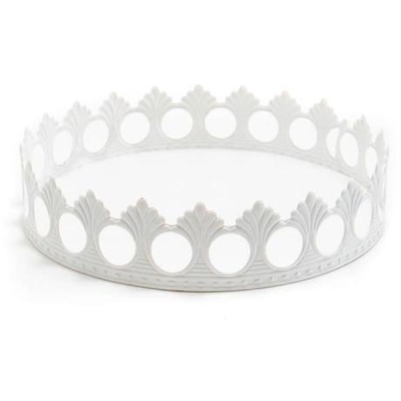 Coupe plateau Royal 31 cm - Amadeus - Décoration - Blanc - Adulte - Mixte