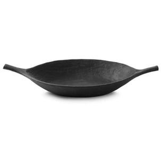 Coupelle cabosse Yli en céramique noire brute 33 cm