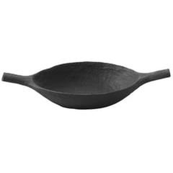 Coupelle cabosse Yli en porcelaine noire brute 16 cm