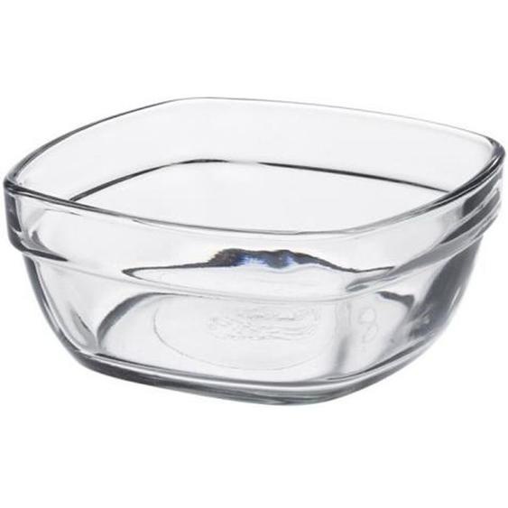 Coupelle empilable Duralex Lys carré transparent 9 cm - Lot de 6