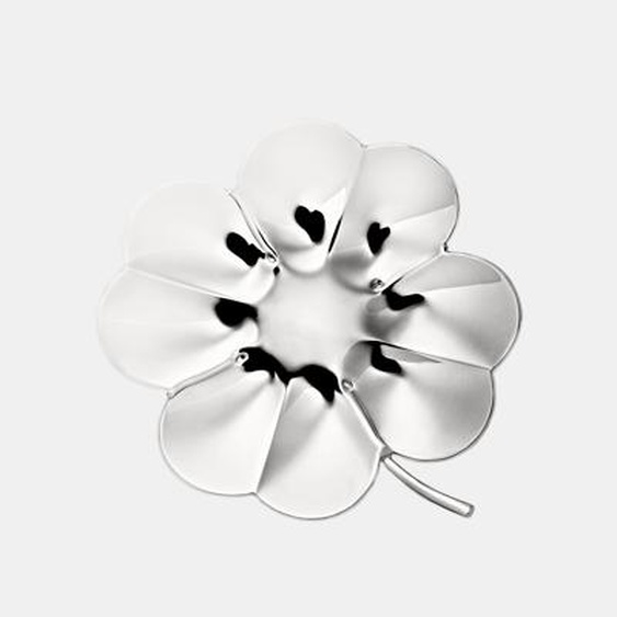 Coupelle Trèfle à 4 feuilles en métal argenté - TREFLE A 4 FEUILLES