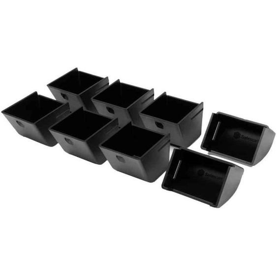 Coupelles à pièces - SAFESCAN - 4617CC - Set de 8 - Pesable - Noir