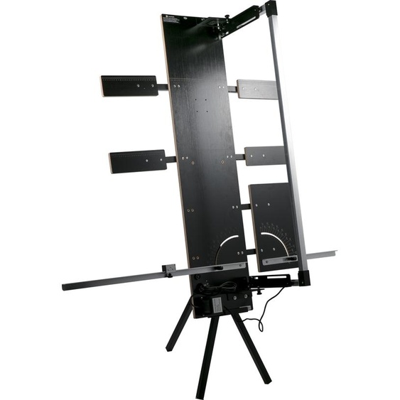 Coupeuse de polystyrène SucceBuy, épaisseur de coupe maximale de 42 cm, longueur maximale de 127 cm, coupeur de mousse à fil chaud avec réglage de 0 à 90°, six fils chauffants, support et plaque latérale pour couper la mousse et le fil perlé