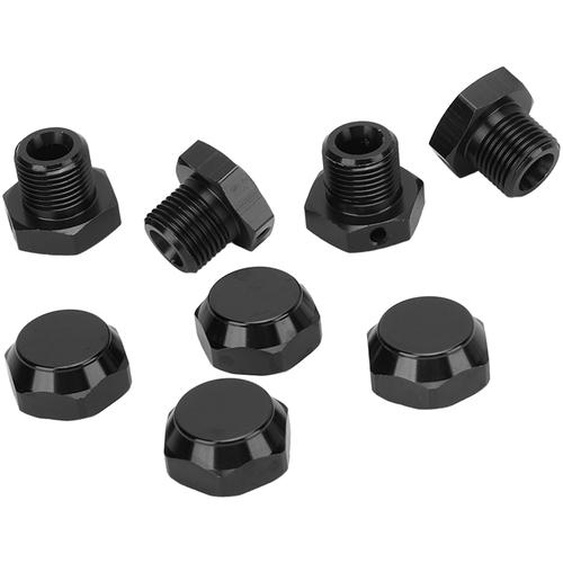 Coupleur hexagonal de roue RC,Coupleur hexagonal de roue RC,Coupleur hexagonal de roue en alliage daluminium,Coupleur hexagonal de roue en alliage daluminium,Adaptateur hexagonal de roue,Accessoires RC