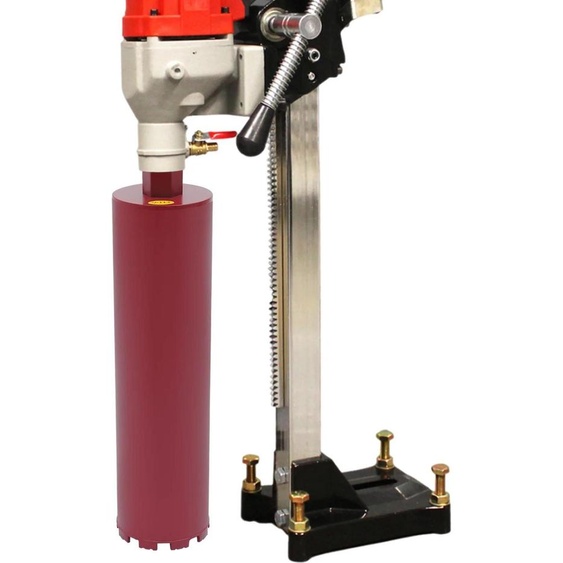 Couronne de carottage pour béton - M22 - Ø 112 mm - Profondeur de carottage effective 41 cm - Pour béton armé/brique/asphalte - Rouge