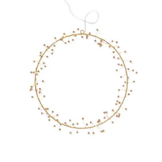 Couronne De Noël Avec 24 Ampoules LED Ø35cm