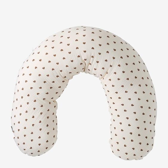 Coussin allaitement avec housse écru