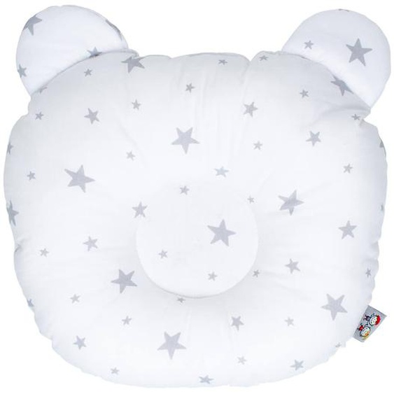 Coussin Anti Tête Plate En Coton Stella Blanc
