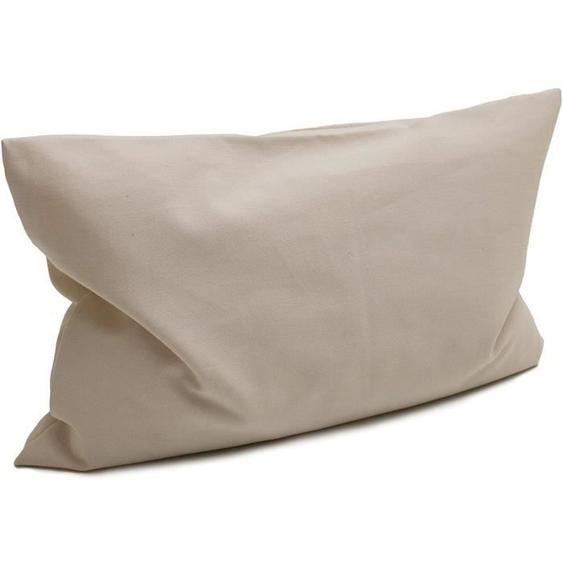 Coussin au bois de pin des Alpes 30x20cm, Housse + Taie biologique beige | Pinus Cembra
