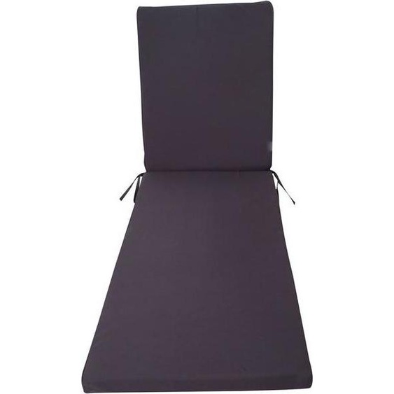 Coussin Bain De Soleil Déhoussable Monte Carlo Ardoise185x5 - Delumi