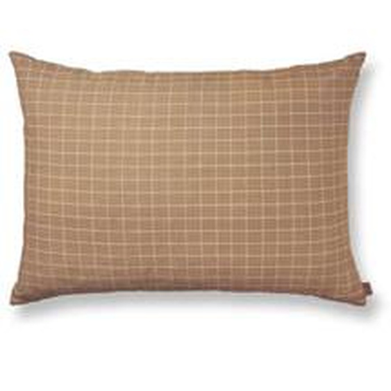 Coussin Brown Cotton - check - grand