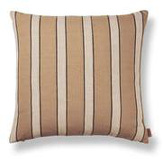 Coussin Brown Cotton - lines - petite