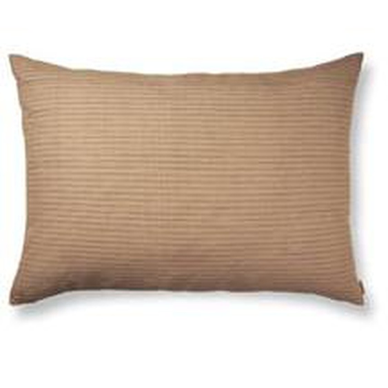 Coussin Brown Cotton - stripe - grand
