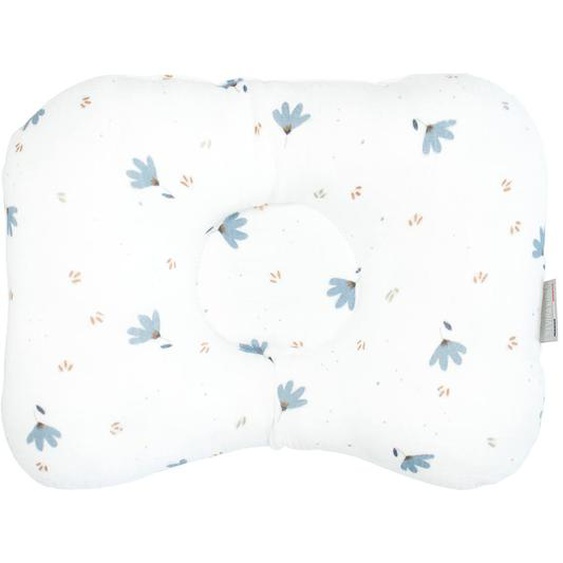 Coussin Cale-tête Ergonomique En Gaze De Coton Bleuet Imprimé Floral