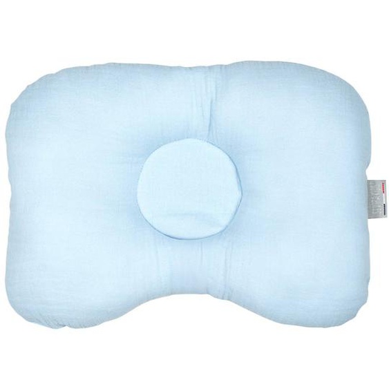Coussin Cale-tête Ergonomique En Gaze De Coton Jeanne Bleu