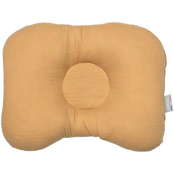 Coussin Cale-tête Ergonomique En Gaze De Coton Jeanne Camel