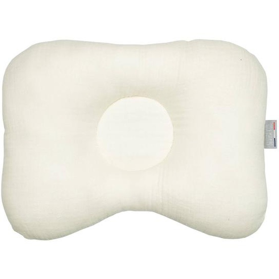 Coussin Cale-tête Ergonomique En Gaze De Coton Jeanne Écru