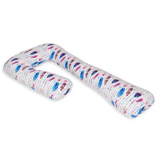 Coussin daccouchement pre/post natal multicolore rose