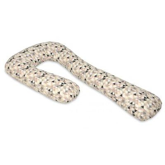 Coussin daccouchement pre/post natal triangles beiges