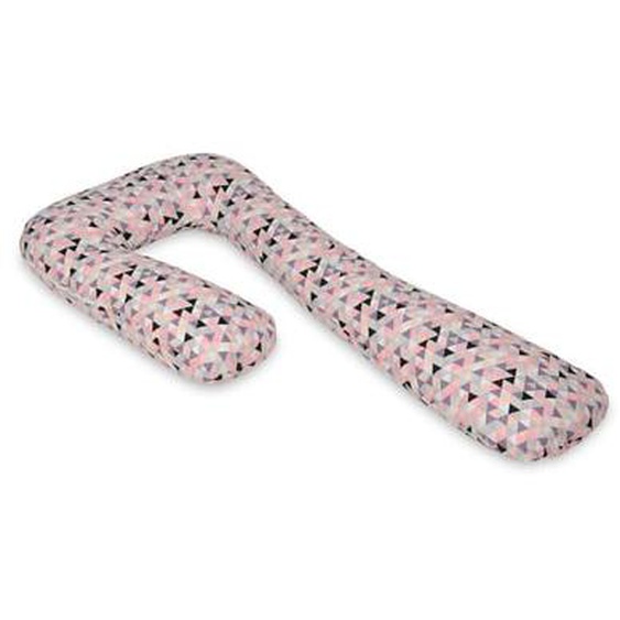 Coussin daccouchement pre/post natal triangles roses