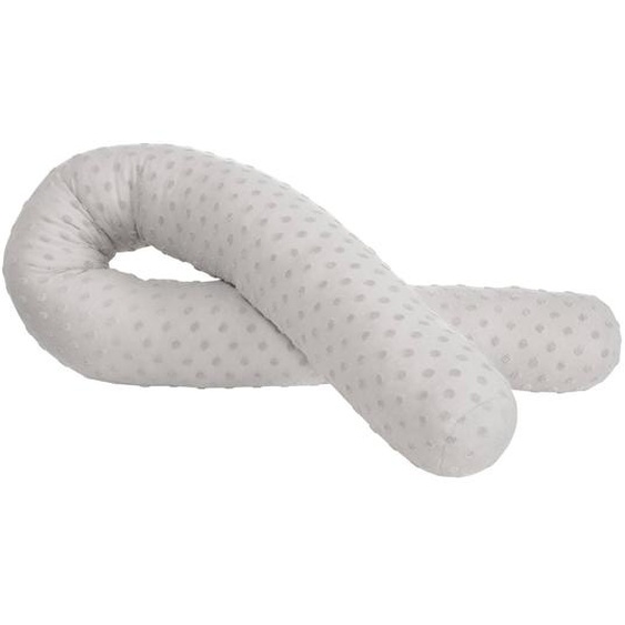 Coussin Dallaitement En Coton Bio Lil Planet Gris Argenté