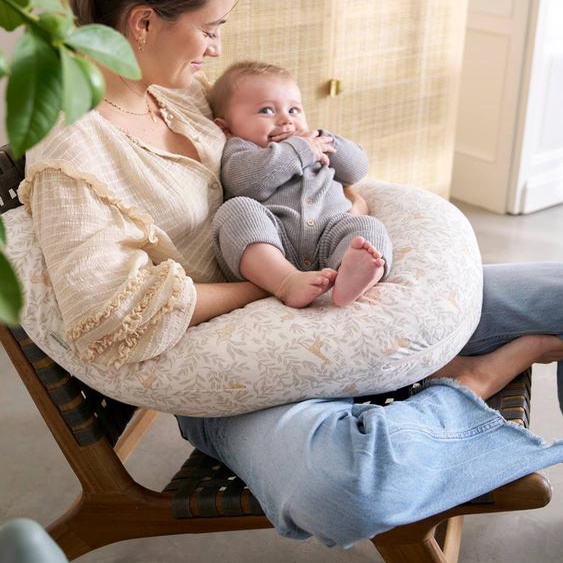 Coussin dallaitement + housse de protection Bio Collection babylone