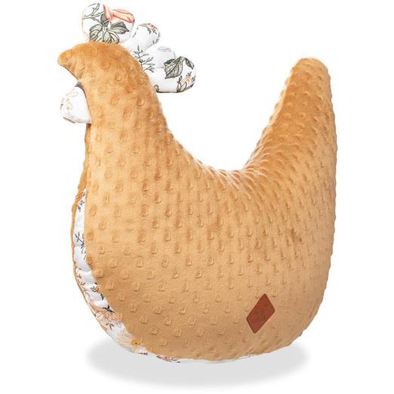 Coussin Dallaitement Poule Néo Vintage Camel