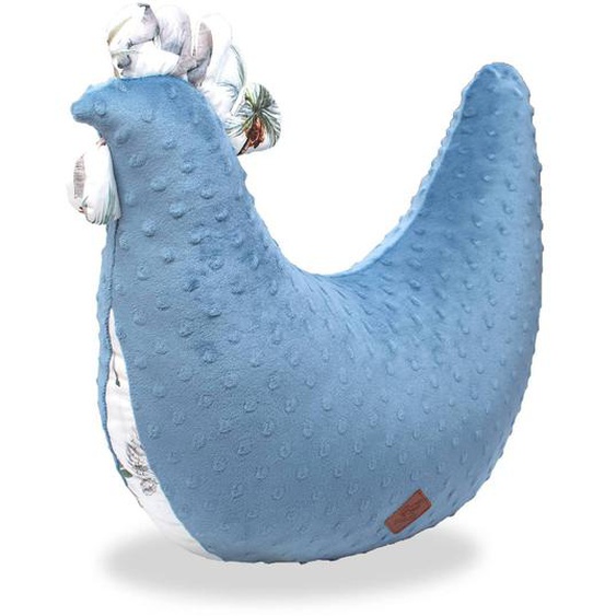 Coussin Dallaitement Poule Safari Denim