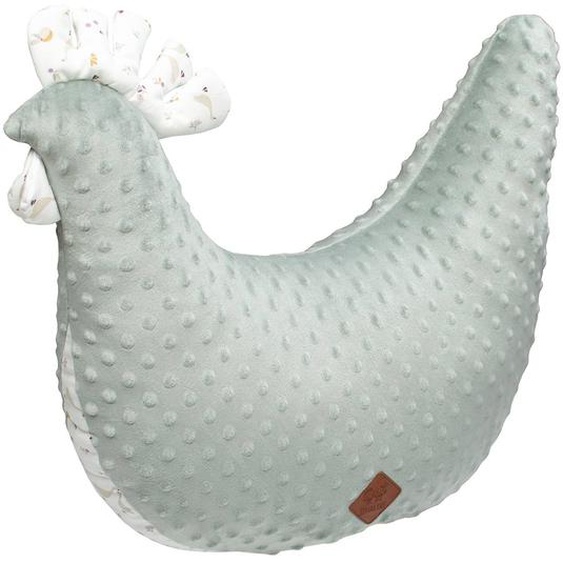 Coussin Dallaitement Poule Sidonia Vert De Gris