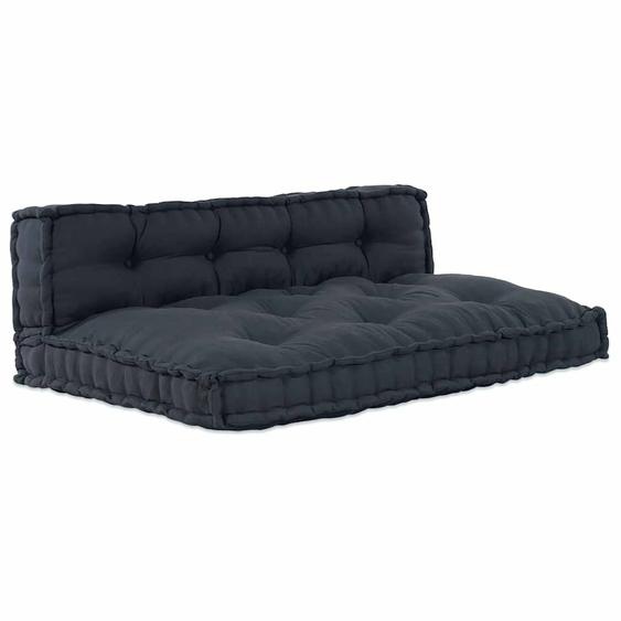 Coussin de canapé 2 pcs Anthracite tissu