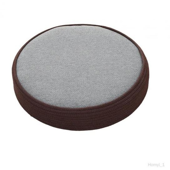 Coussin de chaise - COLAXI - Tatami rond - 40 x 40 cm - Tissu de coton - Intérieur
