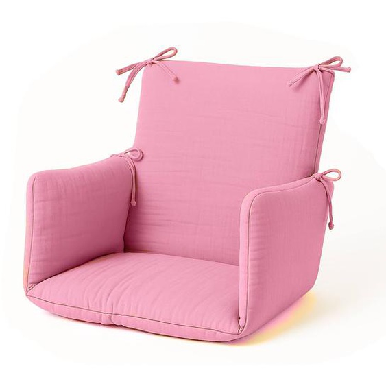Coussin De Chaise Haute En Coton Bio Rose