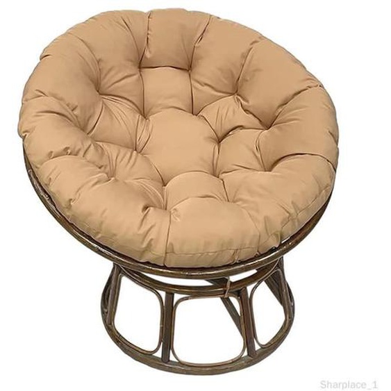 Coussin de chaise pivotante, hamac, polyvalent, 40cm, pour chaise de Patio, suspendu Kaki