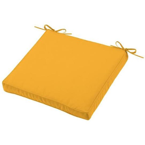 Coussin de chaise - Sunny - Mimosa - 40x40 cm - Déhoussable - Imperméable - Extérieur