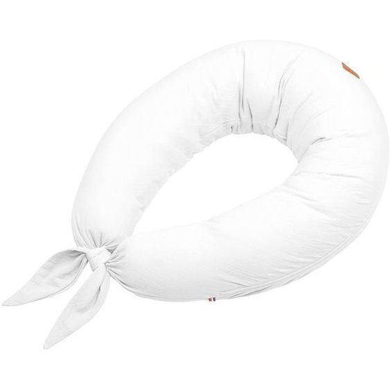 Coussin De Maternité Et Dallaitement + Housse En Gaze De Coton Blanc
