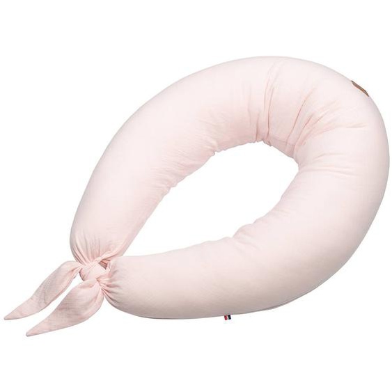 Coussin De Maternité Et Dallaitement + Housse En Gaze De Coton Rose